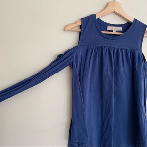 Cold cut out long sleeve